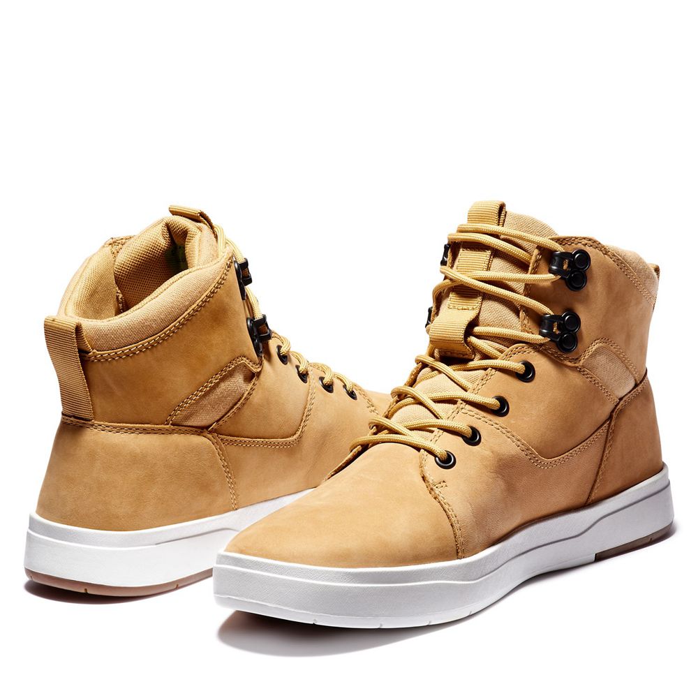 Botas de Seguridad Timberland Hombre Davis Square Marrones - Chile VIN-069182